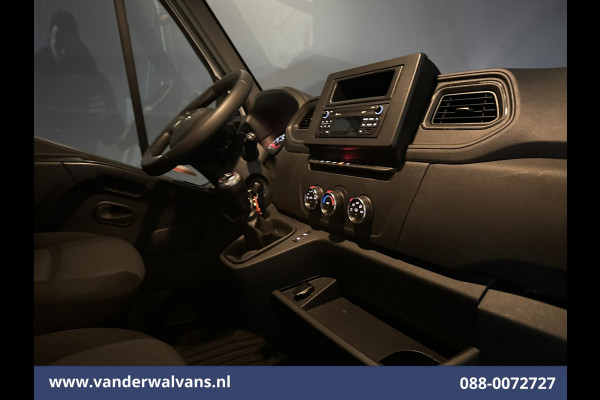 Renault Master 2.3 dCi 146pk Bakwagen 233cm Hoog Laadklep Zijdeur Euro6 Airco | LED | Lat om Lat Betimmering Cruisecontrol, Bijrijdersbank