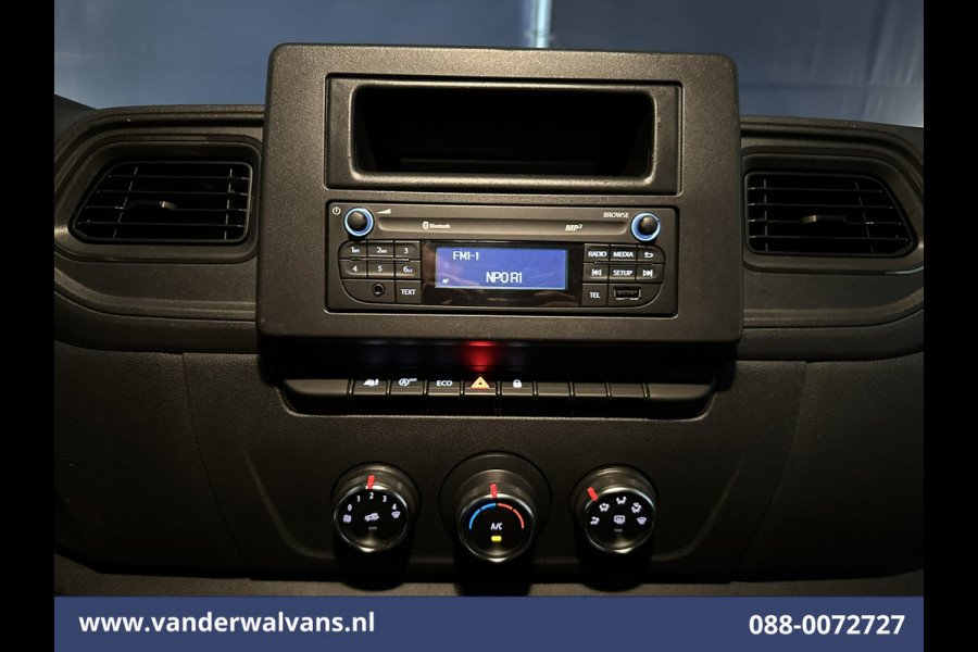 Renault Master 2.3 dCi 146pk Bakwagen 233cm Hoog Laadklep Zijdeur Euro6 Airco | LED | Lat om Lat Betimmering Cruisecontrol, Bijrijdersbank