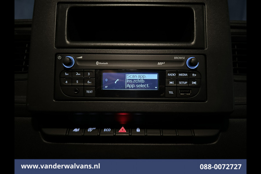 Renault Master 2.3 dCi 146pk Bakwagen 233cm Hoog Laadklep Zijdeur Euro6 Airco | LED | Lat om Lat Betimmering Cruisecontrol, Bijrijdersbank