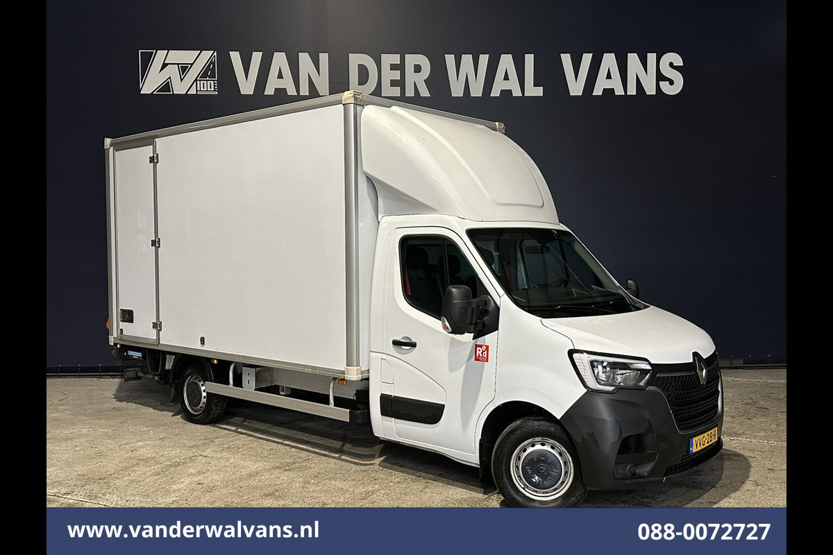 Renault Master 2.3 dCi 146pk Bakwagen 233cm Hoog Laadklep Zijdeur Euro6 Airco | LED | Lat om Lat Betimmering Cruisecontrol, Bijrijdersbank