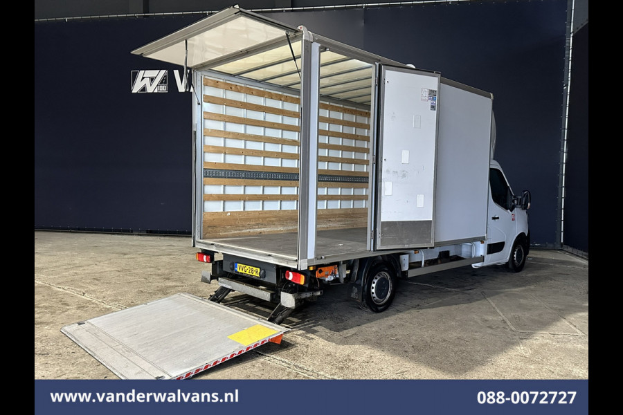 Renault Master 2.3 dCi 146pk Bakwagen 233cm Hoog Laadklep Zijdeur Euro6 Airco | LED | Lat om Lat Betimmering Cruisecontrol, Bijrijdersbank