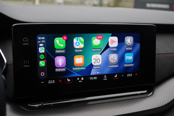 Škoda Octavia Combi 1.4 TSI 245 PK RS iV PHEV BNS, Adap. Cruise Control, Head-Up, 4X Stoelverwarming, Memory, Camera