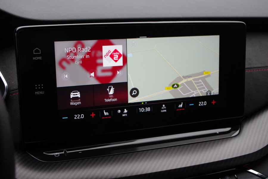 Škoda Octavia Combi 1.4 TSI 245 PK RS iV PHEV BNS, Adap. Cruise Control, Head-Up, 4X Stoelverwarming, Memory, Camera