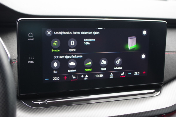 Škoda Octavia Combi 1.4 TSI 245 PK RS iV PHEV BNS, Adap. Cruise Control, Head-Up, 4X Stoelverwarming, Memory, Camera