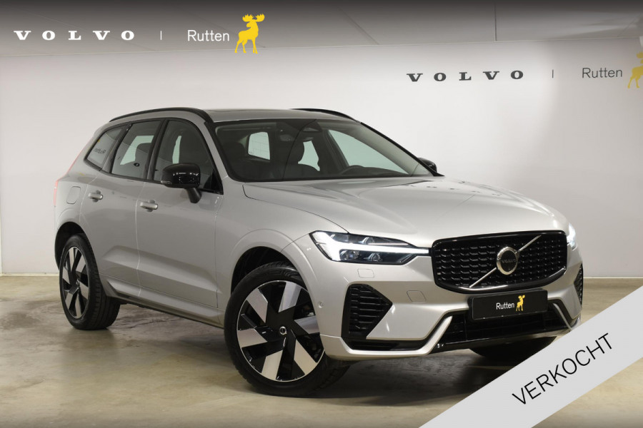 Volvo XC60 T6 350PK Automaat Plug-in Hybrid AWD Ultra Dark / Navigatie / Adaptieve Cruise control / Head Up-Display / Panorama dak / Leder / Elektrische stoelen / 360 Camera / Trekhaak / 20"