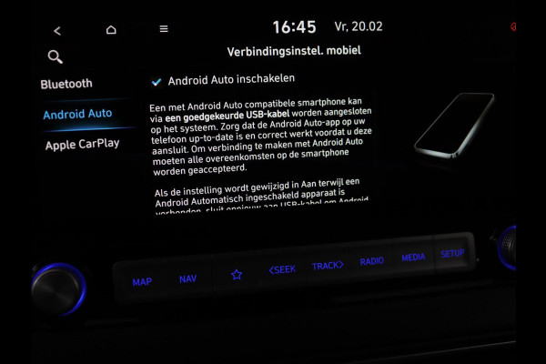 Hyundai Kona EV Premium 64 kWh | SOH 100% | 3 Fase | Stoelventilatie | Leder | Head-Up | Warmtepomp | Camera | Achterbankverwarming | Carplay | Navigatie | Adaptive cruise | Keyless | Parkeerhulp