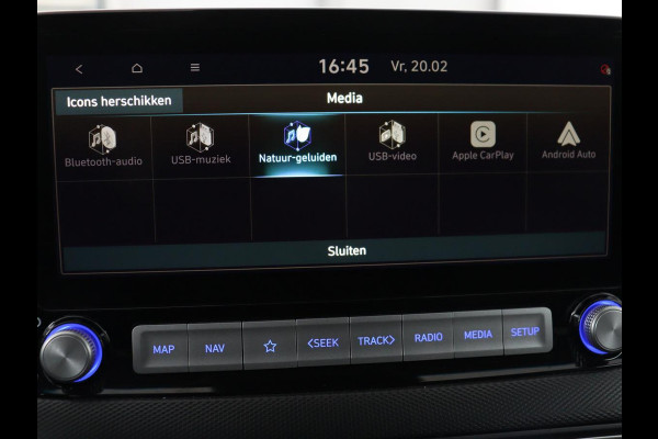 Hyundai Kona EV Premium 64 kWh | SOH 100% | 3 Fase | Stoelventilatie | Leder | Head-Up | Warmtepomp | Camera | Achterbankverwarming | Carplay | Navigatie | Adaptive cruise | Keyless | Parkeerhulp