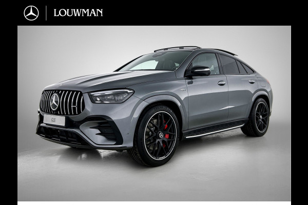 Mercedes-Benz GLE Coupé AMG 53 Hybrid 4MATIC+ Night Edition Premium Plus | Sierelementen AMG carbon | Winterpakket | Remklauwen rood | 22 inch AMG velgen | Stoelventilatie voor | Stoelverwarming achter | Dakhemel alcantara | Rijassistentiepakket | 360°-camera | Head-up display | Sluitbekrachtiging  |