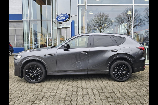 Mazda CX-60 2.5 e-SkyActiv PHEV Homura 325 pk | Nieuwstaat | Leder | Full led | Virtual cockpit | Head-up display | Adaptieve cruise control | Fabrieksgarantie 08-2029