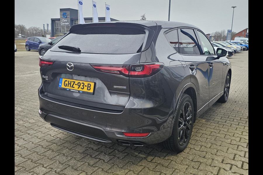 Mazda CX-60 2.5 e-SkyActiv PHEV Homura 325 pk | Nieuwstaat | Leder | Full led | Virtual cockpit | Head-up display | Adaptieve cruise control | Fabrieksgarantie 08-2029