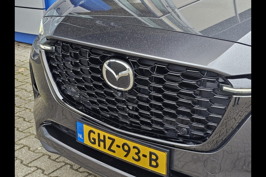 Mazda CX-60 2.5 e-SkyActiv PHEV Homura 325 pk | Nieuwstaat | Leder | Full led | Virtual cockpit | Head-up display | Adaptieve cruise control | Fabrieksgarantie 08-2029