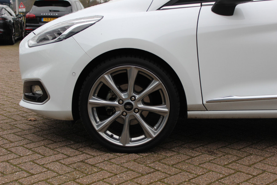 Ford Fiesta 1.0 EcoBoost Vignale Panoramadak / Camera / Leder / 18'' / Navigatie / B&O / Dodehoek / DAB / Stuur+Stoelverwarming / ACC