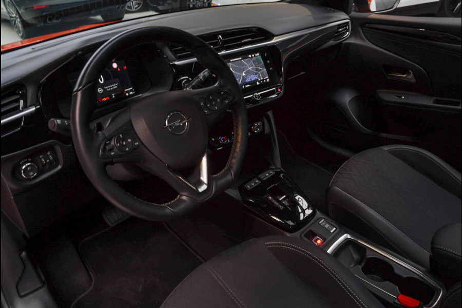 Opel Corsa 1.2 T Aut. Panodak Leer Navi Camera Stuurverwarm. Stoelverwarming Climate C. PDC Parkeerassistent Cruise C. Zwarte binnenhemel LM velgen BTW auto