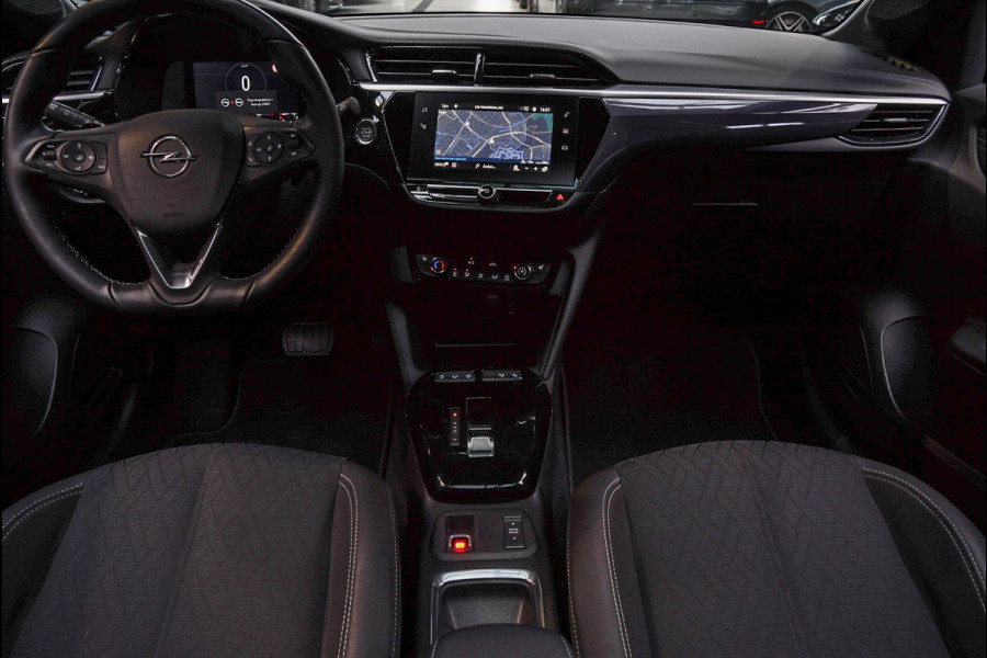 Opel Corsa 1.2 T Aut. Panodak Leer Navi Camera Stuurverwarm. Stoelverwarming Climate C. PDC Parkeerassistent Cruise C. Zwarte binnenhemel LM velgen BTW auto