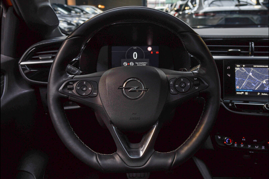 Opel Corsa 1.2 T Aut. Panodak Leer Navi Camera Stuurverwarm. Stoelverwarming Climate C. PDC Parkeerassistent Cruise C. Zwarte binnenhemel LM velgen BTW auto