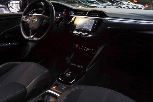 Opel Corsa 1.2 T Aut. Panodak Leer Navi Camera Stuurverwarm. Stoelverwarming Climate C. PDC Parkeerassistent Cruise C. Zwarte binnenhemel LM velgen BTW auto