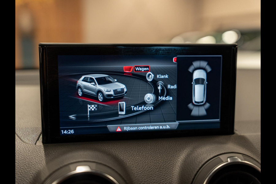 Audi Q2 35 TFSI 150PK S-Tronic, Facelift, Apple Carplay, Cruise, Clima, Multistuur, PDC, Android, Bluetooth/Tel, Voll Onderhouden