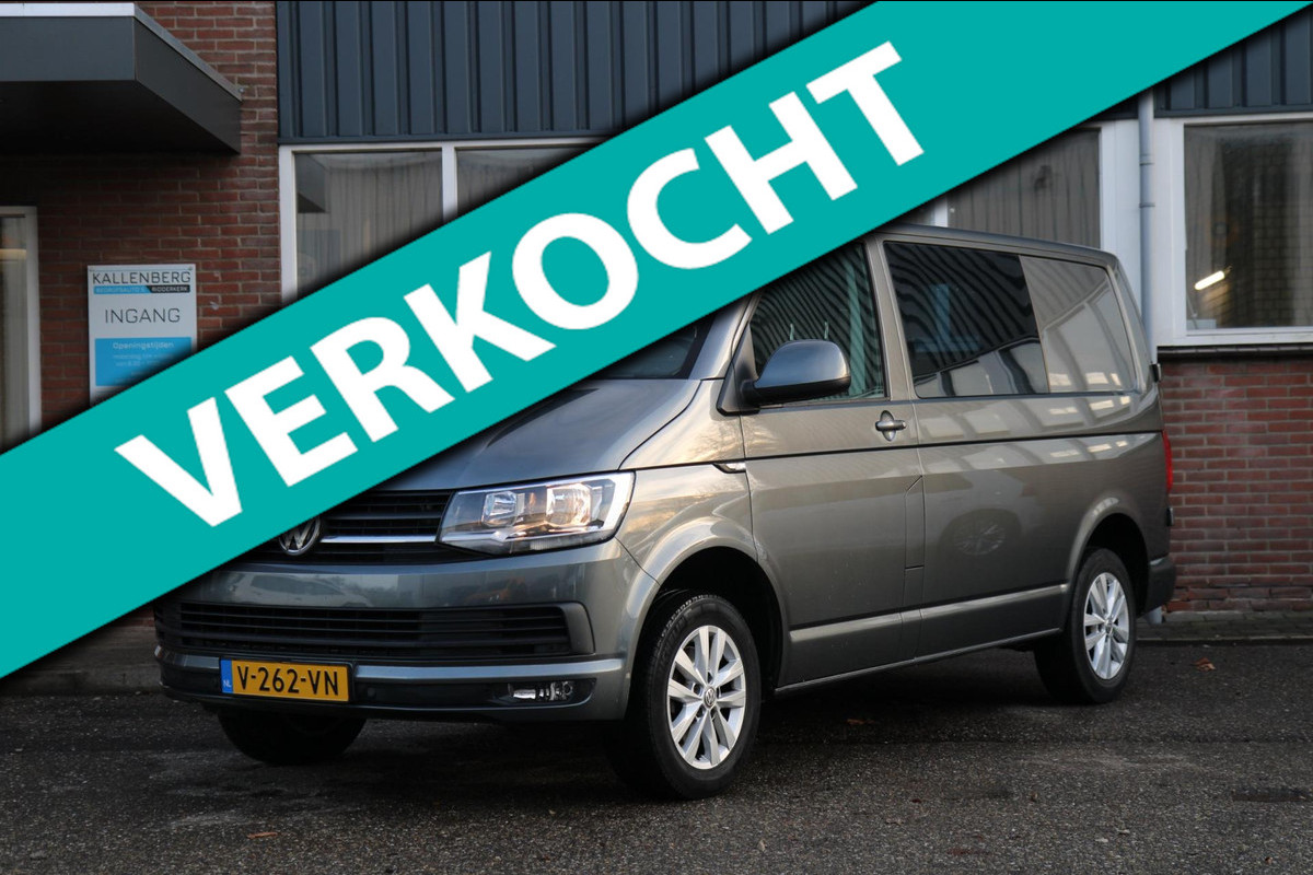 Volkswagen Transporter 2.0 TDI 102PK L1H1 Highline / Rondom glas / Multi stuur / Navi