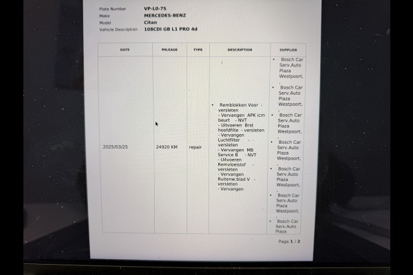 Mercedes-Benz Citan 108 CDI Euro 6 L1 Pro CarPlay/cruise control/pdc
