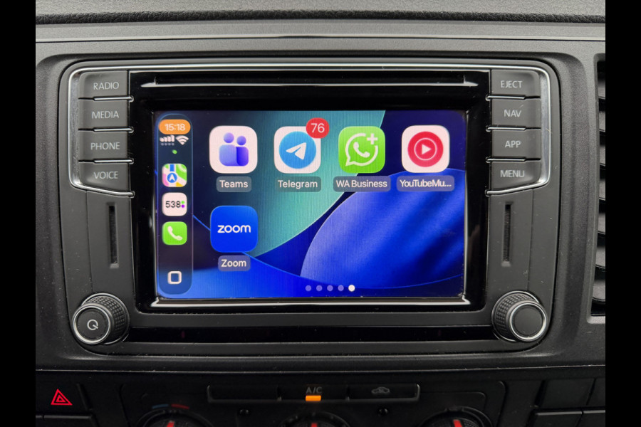 Volkswagen Transporter 2.0 TDI 150PK Euro 6 L2H1 DC Comfortline Plus CarPlay/Cruise control/trekhaak