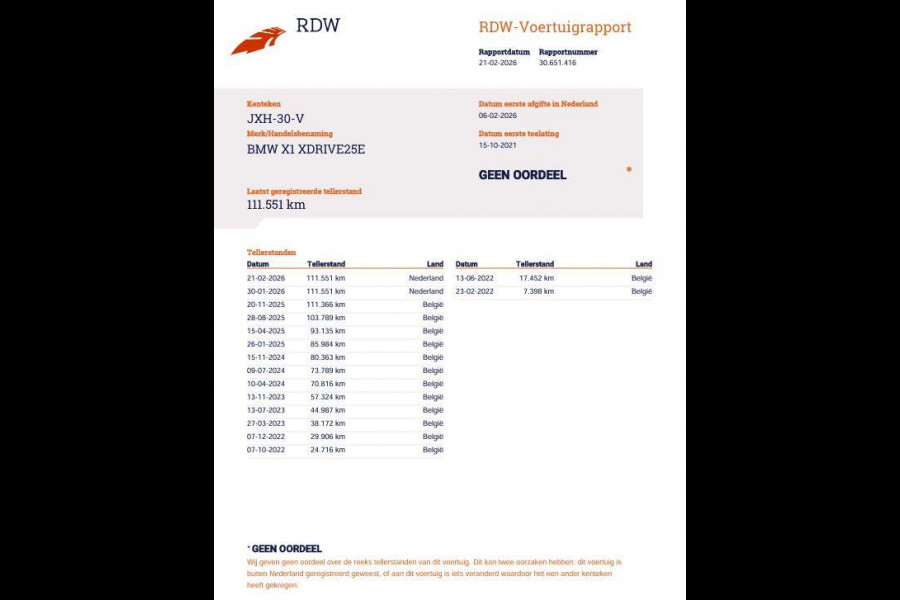 BMW X1 xDrive25e Executive CAMERA / CARPLAY / AUTOMAAT / LEDER / LED / CRUISE CONTROLE / STOELVERWARMING