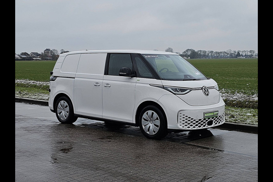 Volkswagen ID. Buzz Cargo 77 kWh 2XZijdeur 77kWh NAP LED 204Pk 422Km (WLTP) Navi Camera Stoelverwarming Achterdeuren 1e Eigenaar!