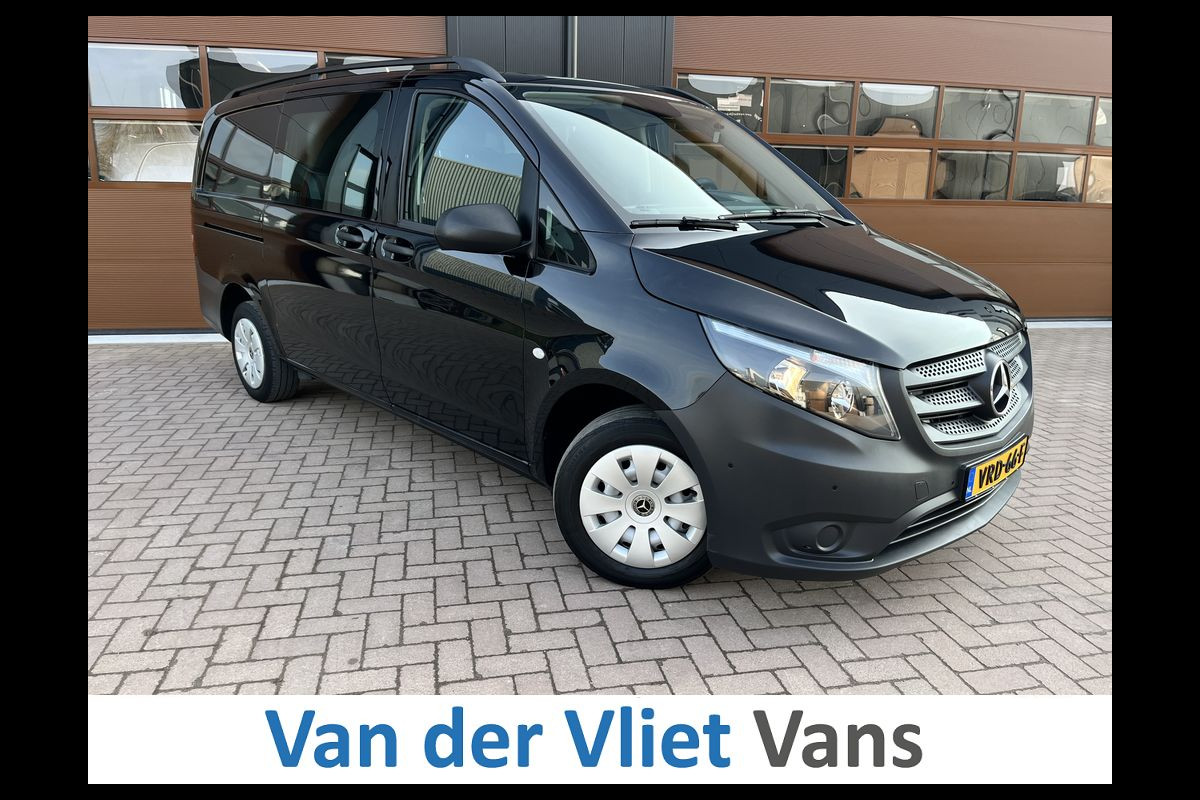 Mercedes-Benz Vito 110 CDI 102pk E6 Lang DC 5p Comfort Lease €442 p/m, Airco Clima, Carplay, PDC V+A, Onderhoudshistorie aanwezig