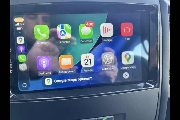 Mercedes-Benz Vito 110 CDI 102pk E6 Lang DC 5p Comfort Lease €442 p/m, Airco Clima, Carplay, PDC V+A, Onderhoudshistorie aanwezig