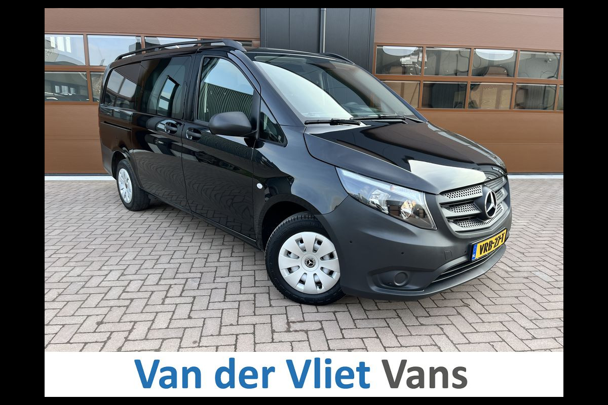 Mercedes-Benz Vito 110 CDI 102pk E6 Lang DC 5p Comfort Lease €425p/m, Airco Clima, Carplay, PDC V+A, Onderhoudshistorie aanwezig