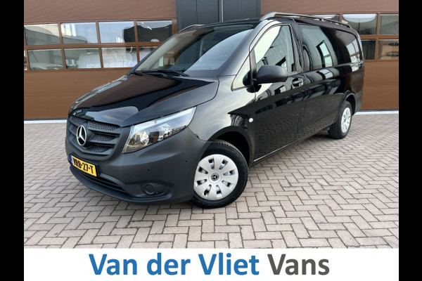Mercedes-Benz Vito 110 CDI 102pk E6 Lang DC 5p Comfort Lease €425p/m, Airco Clima, Carplay, PDC V+A, Onderhoudshistorie aanwezig