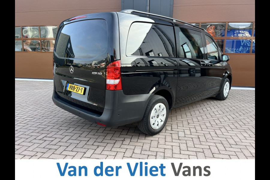 Mercedes-Benz Vito 110 CDI 102pk E6 Lang DC 5p Comfort Lease €425p/m, Airco Clima, Carplay, PDC V+A, Onderhoudshistorie aanwezig