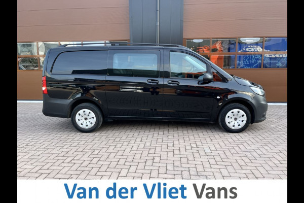 Mercedes-Benz Vito 110 CDI 102pk E6 Lang DC 5p Comfort Lease €425p/m, Airco Clima, Carplay, PDC V+A, Onderhoudshistorie aanwezig