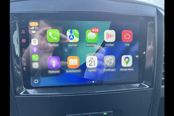 Mercedes-Benz Vito 110 CDI 102pk E6 Lang DC 5p Comfort Lease €425p/m, Airco Clima, Carplay, PDC V+A, Onderhoudshistorie aanwezig