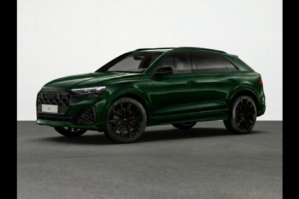 Audi Q8 Pro Line S 55 TFSI e 394 pk | Midnight emerald green | Glazen panoramadak | Bang & Olufsen Premium 3D | Sportstoelen plus voorin |