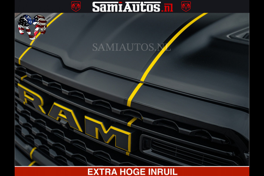 Dodge Ram Limited Night H.O 540HP 706Nm | Massage + Full Option | De Meest Luxe en Volle Pick-Up in zijn Klasse | Comfortabele Dubbele Cabine met Royale 5 Zitplaatsen | BPM vrij | Nu Leverbaar uit Voorraad | Voorraad Nr 2370 - 5411