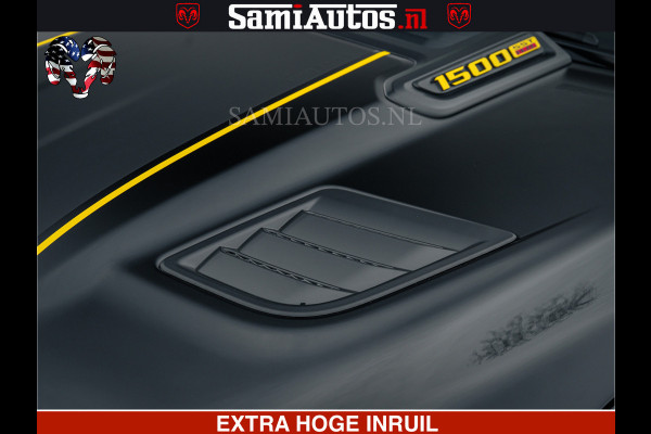 Dodge Ram Limited Night H.O 540HP 706Nm | Massage + Full Option | De Meest Luxe en Volle Pick-Up in zijn Klasse | Comfortabele Dubbele Cabine met Royale 5 Zitplaatsen | BPM vrij | Nu Leverbaar uit Voorraad | Voorraad Nr 2370 - 5411