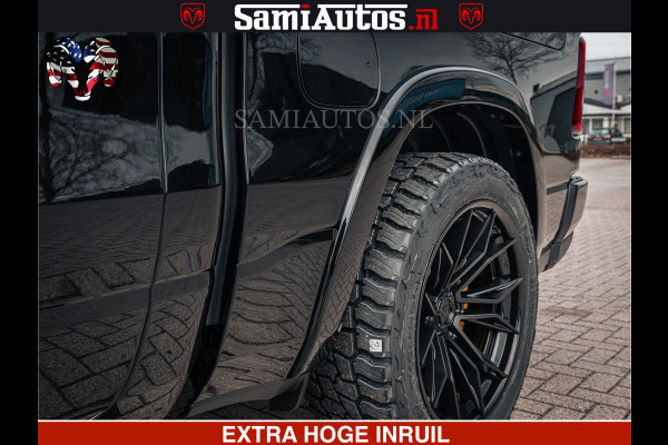 Dodge Ram Limited Night H.O 540HP 706Nm | Massage + Full Option | De Meest Luxe en Volle Pick-Up in zijn Klasse | Comfortabele Dubbele Cabine met Royale 5 Zitplaatsen | BPM vrij | Nu Leverbaar uit Voorraad | Voorraad Nr 2370 - 5411