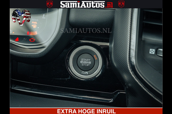 Dodge Ram Limited Night H.O 540HP 706Nm | Massage + Full Option | De Meest Luxe en Volle Pick-Up in zijn Klasse | Comfortabele Dubbele Cabine met Royale 5 Zitplaatsen | BPM vrij | Nu Leverbaar uit Voorraad | Voorraad Nr 2370 - 5411