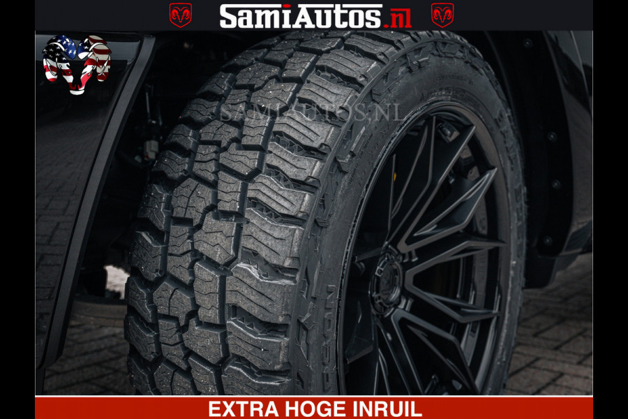 Dodge Ram Limited Night H.O 540HP 706Nm | Massage + Full Option | De Meest Luxe en Volle Pick-Up in zijn Klasse | Comfortabele Dubbele Cabine met Royale 5 Zitplaatsen | BPM vrij | Nu Leverbaar uit Voorraad | Voorraad Nr 2370 - 5411