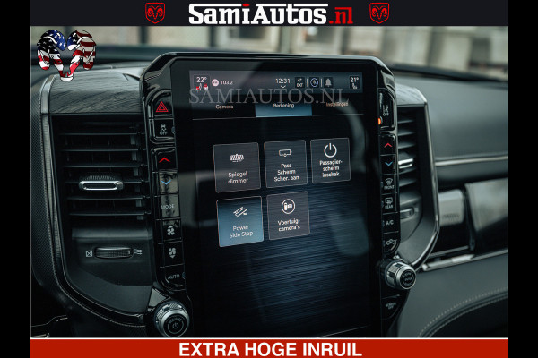 Dodge Ram Limited Night H.O 540HP 706Nm | Massage + Full Option | De Meest Luxe en Volle Pick-Up in zijn Klasse | Comfortabele Dubbele Cabine met Royale 5 Zitplaatsen | BPM vrij | Nu Leverbaar uit Voorraad | Voorraad Nr 2370 - 5411