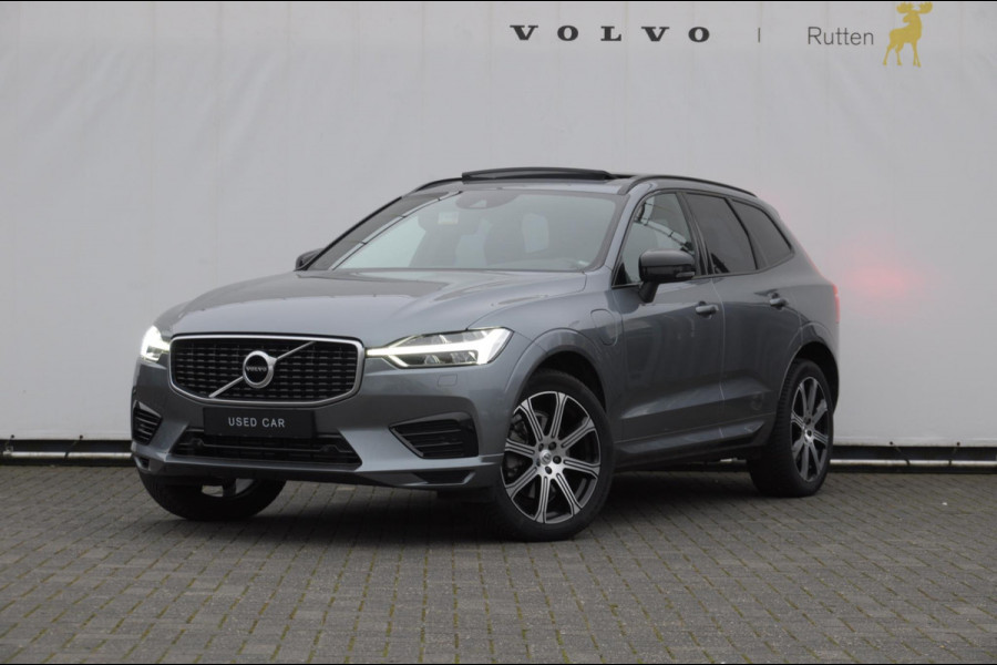 Volvo XC60 T8 390PK Automaat AWD R-Design / Adaptieve koplampen / BLIS /Adaptieve cruise control / Panoramadak / Apple carplay / Parkeersensoren met camera / Elektrische achterklep / Elektrische stoelen met geheugen / Stoel en stuurwielverwarming