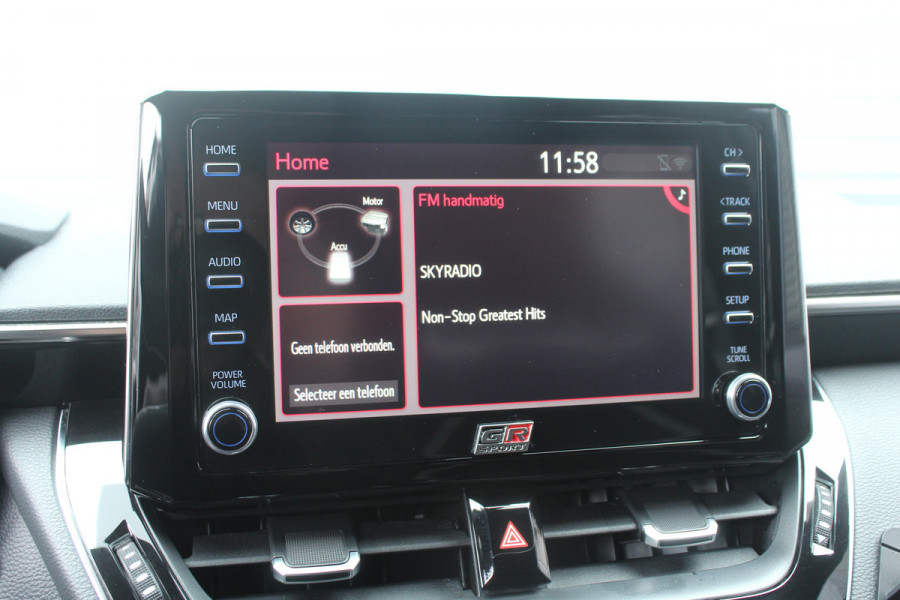 Toyota Corolla Touring Sports 1.8 Hybrid 140pk GR-Sport NL-Auto NAP 1e eigenaar Clima Cruise Carplay Camera 17"LMV