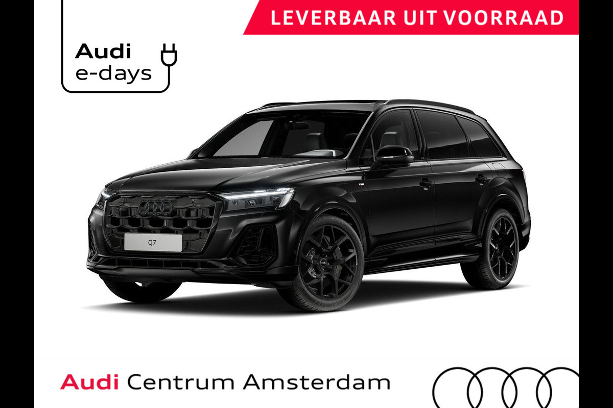Audi Q7 Pro Line S 55 TFSI e 394 pk | Bang & Olufsen Premium 3D | Glazen panoramadak | Vierwielbesturing | Sportstoelen plus voorin |