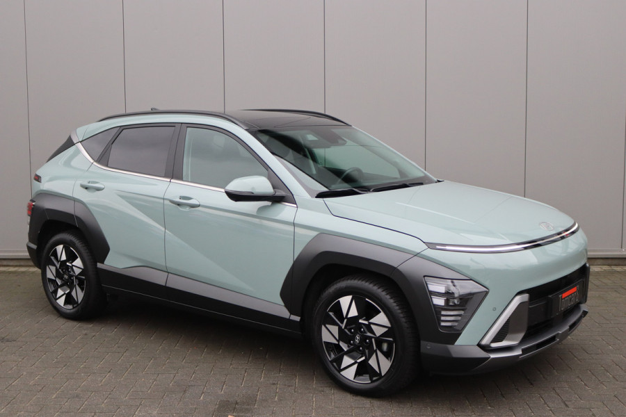 Hyundai Kona 1.6 T-GDI 199PK Automaat Premium Sky Leder/Winter-pack/Open-dak/Keyfree