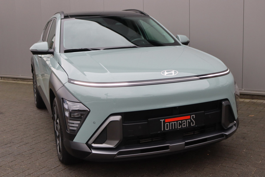 Hyundai Kona 1.6 T-GDI 199PK Automaat Premium Sky Leder/Winter-pack/Open-dak/Keyfree