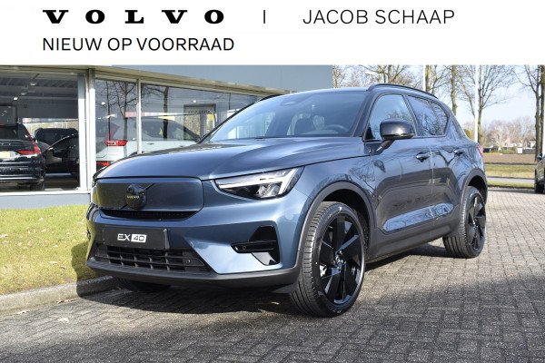 Volvo EX40 Extended Range 252PK Plus Black Ed. 82 kWh | Panodak | ACC | H&K | 20"LMV | Climate | Nubuck