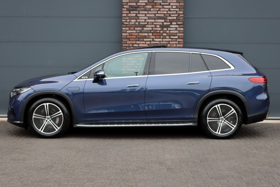 Mercedes-Benz EQS SUV 500 4MATIC Luxury Line 108 kWh | Luchtvering | Hyperscreen | Achterasbesturing | Distronic+ | Stoelventilatie | HUD | Elek. Achterbank | Burmester | Warmtepomp | Digital Light |