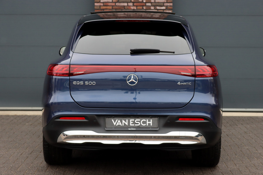 Mercedes-Benz EQS SUV 500 4MATIC Luxury Line 108 kWh | Luchtvering | Hyperscreen | Achterasbesturing | Distronic+ | Stoelventilatie | HUD | Elek. Achterbank | Burmester | Warmtepomp | Digital Light |