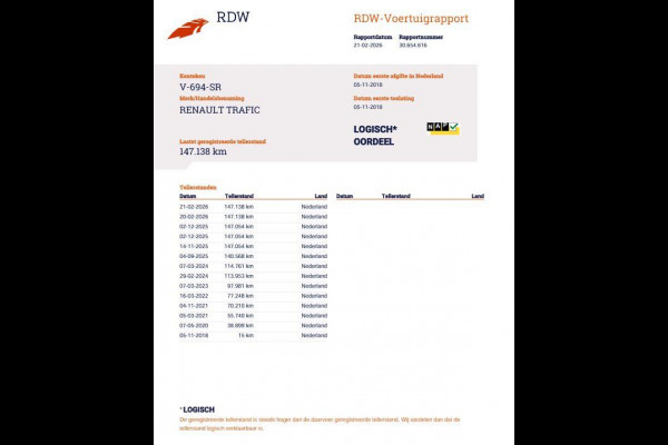 Renault Trafic 1.6 dCi T29 L2H1 DC Comfort Energy DUBBEL CABINE / AIRCO / CRUISE CONTROLE / NAVI / TREKHAAK