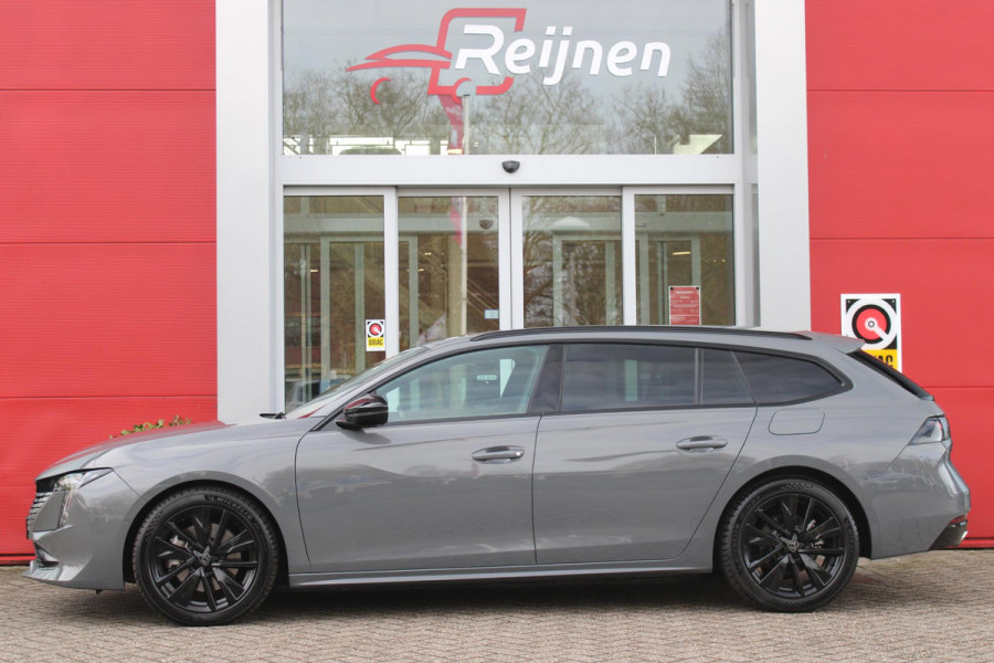 Peugeot 508 SW 1.6 HYbrid 225PK ALLURE BLACK PACK MATRIX LED KOPLAMPEN | ADAPTIEVE ACHTERVERLICHTING | SFEERVERLICHTING | NAVIGATIE | DRAADLOOS APPLE CARPLAY/ANDROID AUTO | HD CAMERA'S VOOR EN ACHTER PLUS 360 | ADAPTIEVE CRUISCONTROL | COMFORT BUSINESS PACK - AGR VOORSTOELEN MET UITSCHUIFBARE NEUS, STOELVERWARMING, ELEKTRISCH VERSTELBARE HELLINGSHOEK/LENDESTEUN | DODEHOEKBEWAKING | 18'' LICHTMETALEN VELGEN TYPE SPERONE BLACK | DONKERE HEMELBEKLEDING | ELEKTRISCH BEDIENBARE ACHTERKLEP | GLANZEND ZWARTE DAKRAILING | EXTRA GETINTE ACHTERRUITEN |